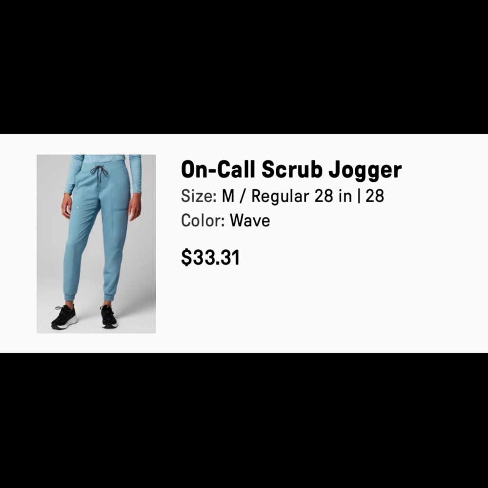 Fabletics On-Call Jogger in Wave Blue
